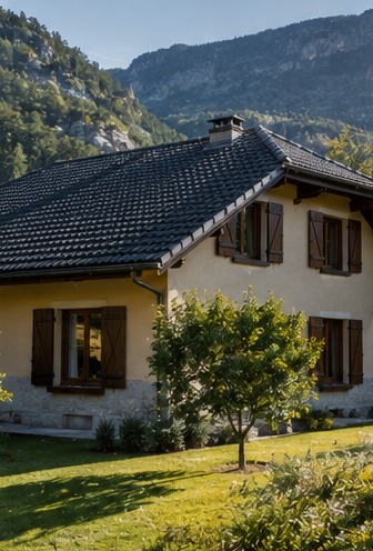 Maison de montagne surveillée en l'absence des propriétaires